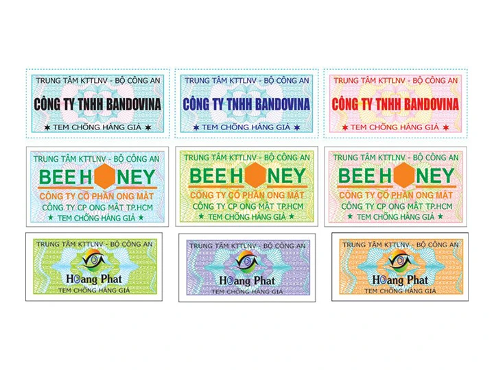 In tem chống hàng giả